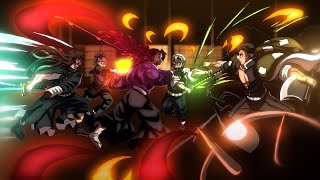 Kokushibo VS Pillars Full Fight  Demon Slayer SPOILER ALERT [upl. by Granlund804]