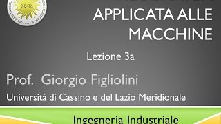 Meccanica applicata alle macchine Lezione 3a [upl. by Llerdnam187]