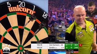 Michael van Gerwen vs Michael Smith Final World Darts Championship 2019 [upl. by Petra]