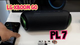 LG XBoom Go PL7 Portable Bluetooth Speaker  Bass Sound Test [upl. by Dnomhcir10]