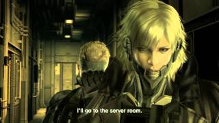 METAL GEAR SOLID 4  Raidens Return CUTSCENE [upl. by Arahas716]