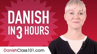 Learn Danish in 3 Hours  ALL the Danish Basics You Need [upl. by Zysk834]