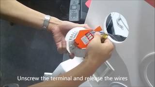 How to remove and install a downlight [upl. by Elayne]