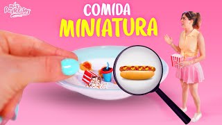 24 HORAS DE COMIDA MINIATURA VS REAL  MIS PASTELITOS [upl. by Nojed]