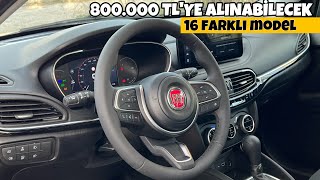 800000 TLye Alınabilecek 16 Farklı Araba  2023  Otomobil Günlüklerim [upl. by Anihpled]