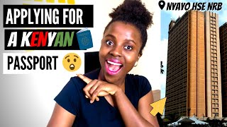 How to ApplyRenew for a Passport in Kenya on ECitizen Step by Step  Expectations at NYAYO HOUSE [upl. by Ynahpets951]