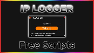 Roblox Script Showcase IP Logger [upl. by Lorusso568]