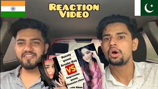 Reaction on Romaisa khan VS Areeqa haq tik tok  Bombay wala reaction [upl. by Ribaj]