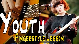 Learn Easy quotYouthquot by Daughter  Guitar TABS and Lesson [upl. by Far]