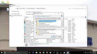 How to Turn Windows Features On or Off in Windows 10 [upl. by Allekram166]