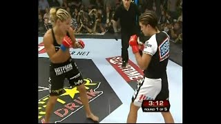 Gina Carano vs Cris Cyborg  Strikeforce 2009 [upl. by Anedal]