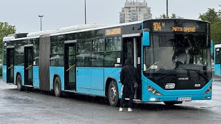 Călătorie cu Autobuzul Otokar C18 6829 pe Linia 104 [upl. by Ley8]