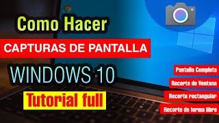 Cómo hacer una Captura de Pantalla en pc Windows 10 [upl. by Glassco711]