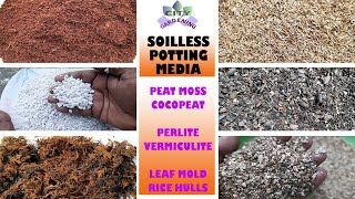 Top 6 soil less pottinggrowing media [upl. by Rebmac159]