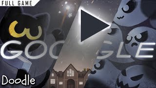 Halloween 2016 Magic Cat Academy  Google Doodle  Full Game [upl. by Damali435]