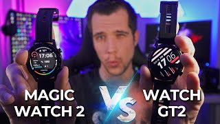 HUAWEI Watch GT2 vs Honor MAGIC WATCH 2 REVIEW  BEST SMARTWATCH 2020 [upl. by Sucy822]