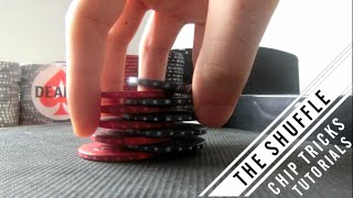 Poker Chips Trick  The Shuffle Tutorial [upl. by Longwood]