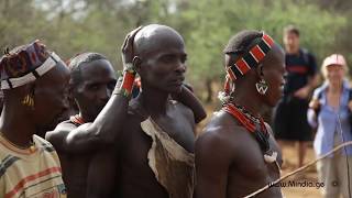 Bull Jumping Ritual  Hamar Tribe Ethiopia [upl. by Abrams]