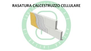 Rasatura Calcestruzzo Cellulare [upl. by Cherlyn]