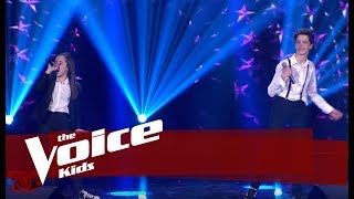 Kejvi amp Altea  Felicità  Netët Live  The Voice Kids Albania 2019 [upl. by Assirram667]