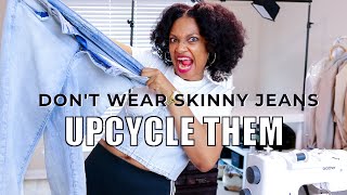 10 SKINNY JEAN Upcycles [upl. by Garlaand]