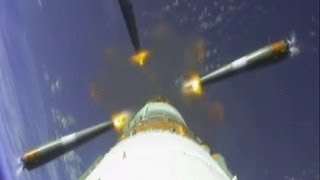 Onboard camera view launch and separation of Sentinel1A [upl. by Areip]