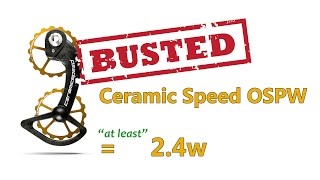 CeramicSpeed OSPW Busted the truth about watts gained [upl. by Rozalie]