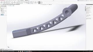 importer et modifier un STL sur Solidworks TUTO FR [upl. by Nerissa892]