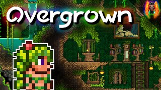 Dryad Base  Overgrown  Ep 2  NPC Themed Houses Series  Jungle Pylon [upl. by Urson]