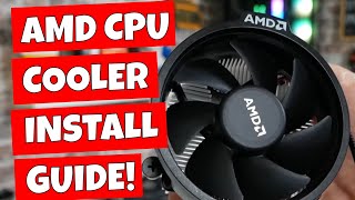 How To Install OR Remove AMD Ryzen AM4 CPU Stock Cooler Clip On Style amp Aftermarket Coolers [upl. by Fabron]