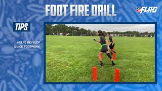 Football Agility Drills  NFL FLAG [upl. by Asaph]