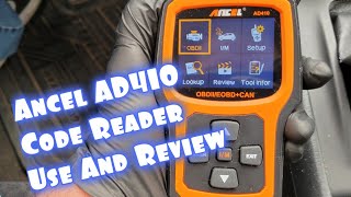 How To Use The Ancel AD410 Code Reader And Review  Check Engine Light [upl. by Perrie170]