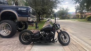 V Star 1100 Bobber PT1  Walkaround [upl. by Balmuth]