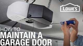 How To Maintain a Garage Door [upl. by Tam]