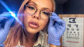 ASMR 🔎 EYE DOCTOR EXAM amp FRAMES FITTING FOR YOUR FACE SHAPE ROLEPLAY [upl. by Brottman319]