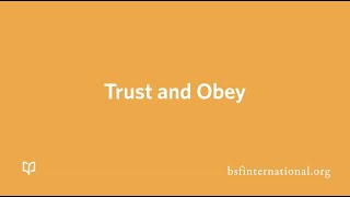 Trust and Obey [upl. by Sherlocke]