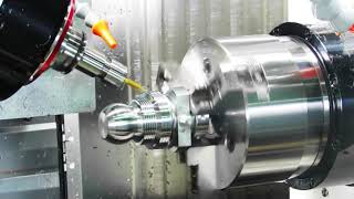 Quicktech S32 ATM 9Axis Twin Spindle MillTurn Center with BAxis [upl. by Hctim456]