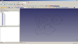 FreeCAD Tutorial 24  DXFDWG Import [upl. by Adroj]