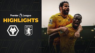 Totis first Premier League goal  Wolves 10 Aston Villa  Highlights [upl. by Kcirdla]