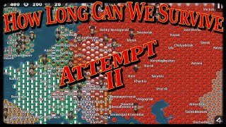 How Long Can We Survive Attempt II1 Nuclear War Mod World Conqueror 4 [upl. by Gal]