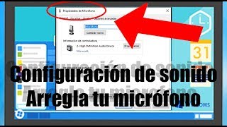 Como abrir la configuracion del microfono Se escucha bajo y suena feo Solución sin PROGRAMAS [upl. by Audwen790]