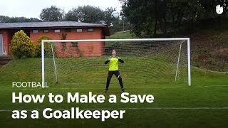 Goalkeeper How to Save the Ball  Football [upl. by Eidassac644]