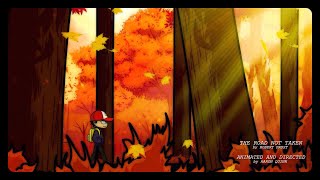 The Road Not Taken by Robert Frost Animation by Arron Quinn [upl. by Linsk425]