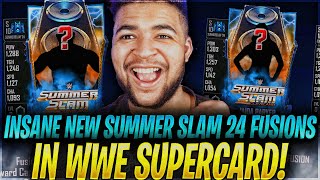 INSANE NEW SUMMERSLAM 24 FUSIONS IN WWE SUPERCARD [upl. by Whit]