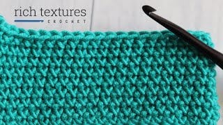 Single Crochet Cross Stitch  How to Crochet [upl. by Linsk140]