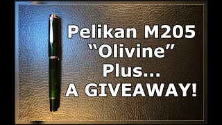 Pelikan Classic M205 Olivine Unboxing and Review [upl. by Aneeres]