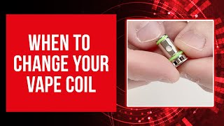 When to change your vape coil atomizer [upl. by Ehcram320]