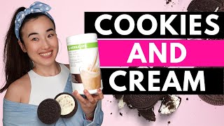 Herbalife Cookies And Cream Shake Recipes [upl. by Seow]