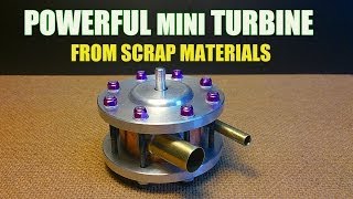 Steam Turbine from Scrap Materials [upl. by Nairolf]