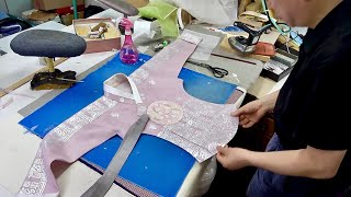 Korean Traditional Clothes Process of Making Hanbok [upl. by Nagle]